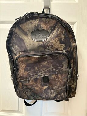 Whitetails Unlimited Men’s Camo Backpack - Realtree Style Brown/Green